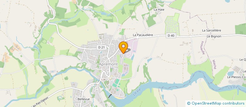 localisation de l'entreprise MADAME SABRINA ROY  APREMONT