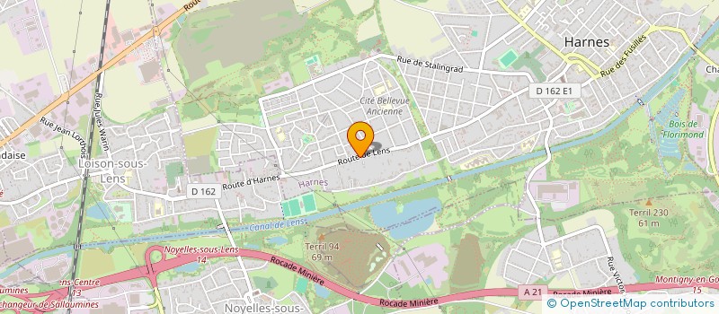 localisation de l'entreprise MADAME SABRINA SABATO  HARNES