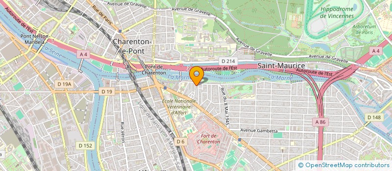 localisation de l'entreprise MADAME SABRINA SABRINA BENACEUR  MAISONS-ALFORT