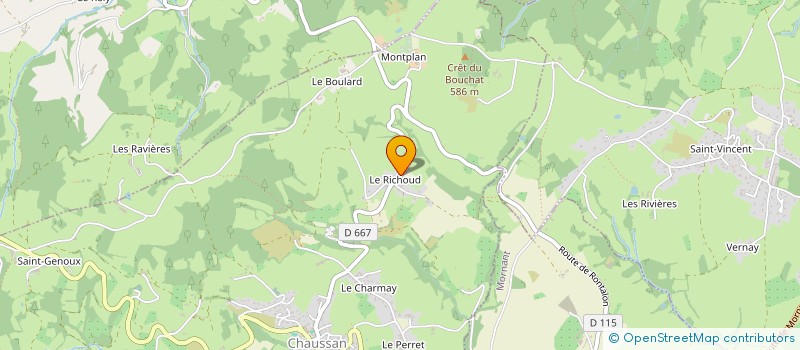 localisation de l'entreprise MADAME SABRINA SACCUCCI  CHAUSSAN