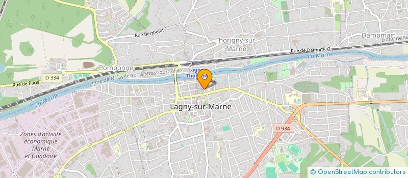 localisation de l'entreprise MADAME SABRINA SAHAI  LAGNY-SUR-MARNE