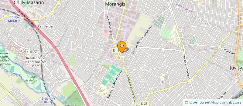 localisation de l'entreprise MADAME SABRINA SAID ALOUANI à MORANGIS
