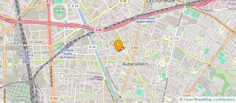 localisation de l'entreprise MADAME SABRINA SAIDANI à AULNAY-SOUS-BOIS