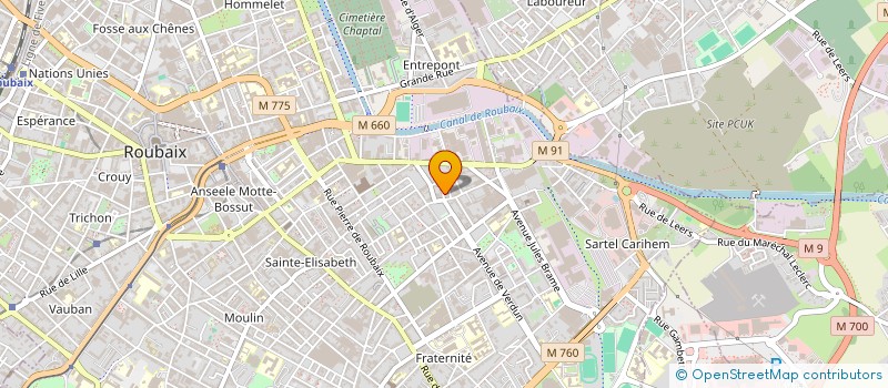 localisation de l'entreprise MADAME SABRINA SAIDI  ROUBAIX