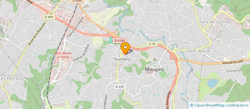 localisation de l'entreprise MADAME SABRINA SALGADO  MOUGINS