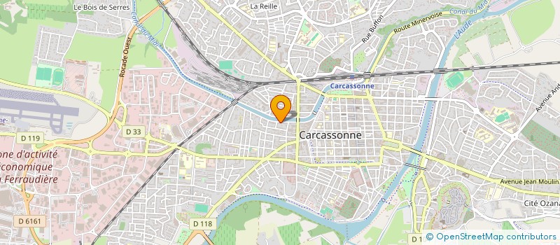 localisation de l'entreprise MADAME SABRINA SAMAMA à CARCASSONNE