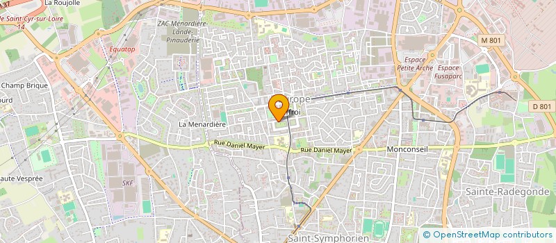 localisation de l'entreprise MADAME SABRINA SANCHEZ  TOURS