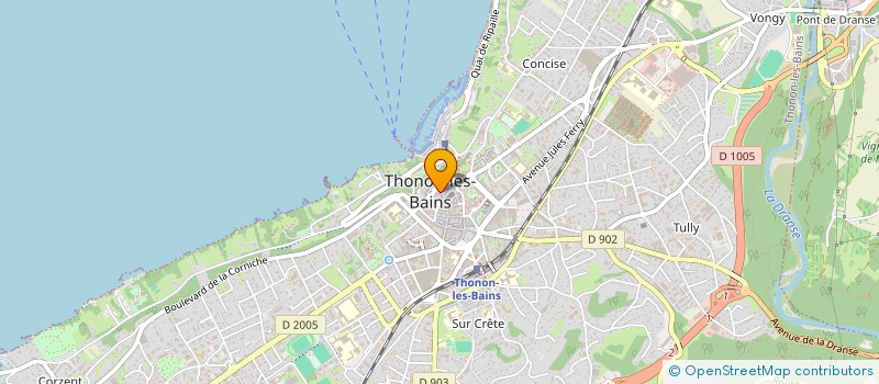 localisation de l'entreprise MADAME SABRINA SANTILLI à THONON-LES-BAINS