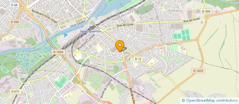 localisation de l'entreprise MADAME SABRINA SAVREUX à SAINT-QUENTIN