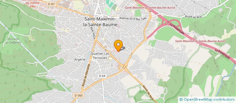 localisation de l'entreprise MADAME SABRINA SCHMITZ à SAINT-MAXIMIN-LA-SAINTE-BAUME