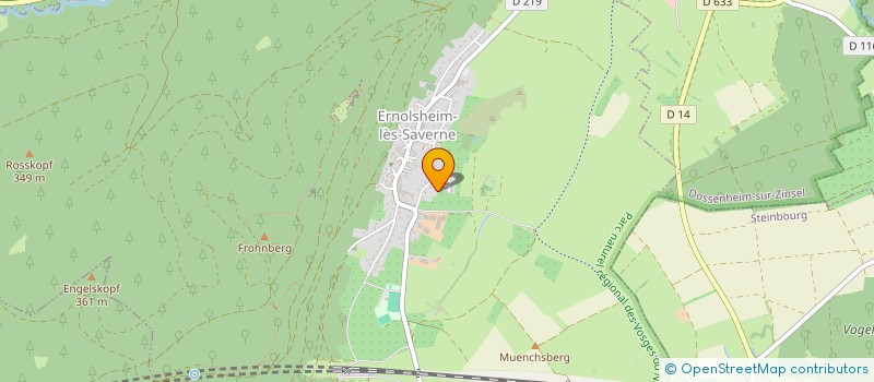 localisation de l'entreprise MADAME SABRINA SCHNELL  ERNOLSHEIM-LES-SAVERNE