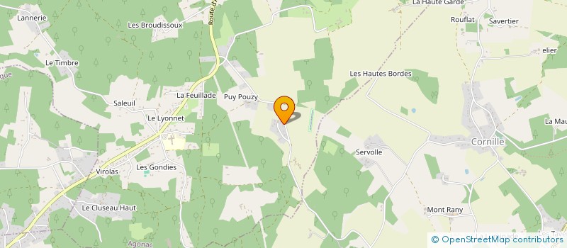 localisation de l'entreprise MADAME SABRINA SEGUIN à AGONAC