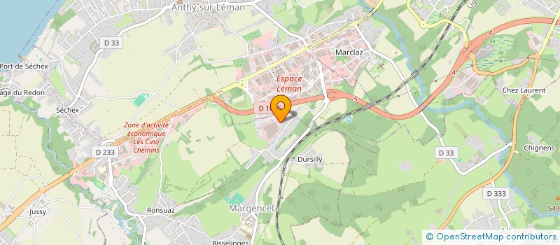 localisation de l'entreprise MADAME SABRINA SEKFALI  MARGENCEL