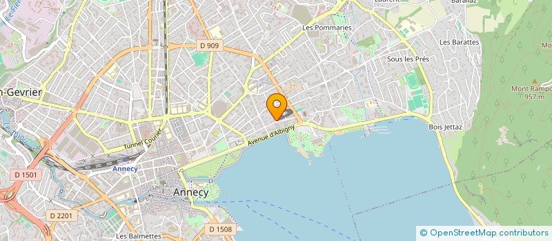 localisation de l'entreprise MADAME SABRINA SELMA à ANNECY