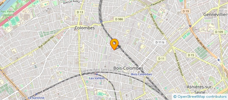 localisation de l'entreprise MADAME SABRINA SEMMACHE à BOIS-COLOMBES