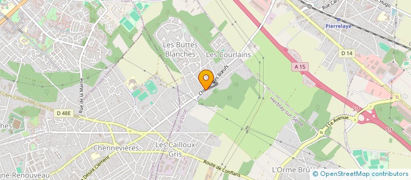 localisation de l'entreprise MADAME SABRINA SERRANO  HERBLAY-SUR-SEINE