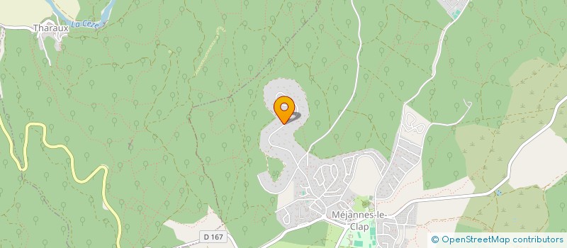 localisation de l'entreprise MADAME SABRINA SERRE  MEJANNES-LE-CLAP