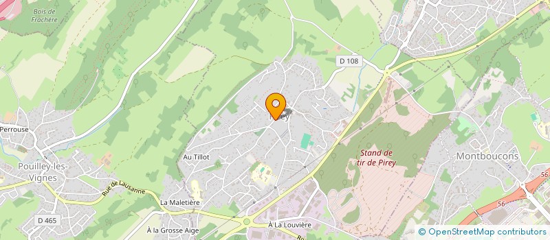 localisation de l'entreprise MADAME SABRINA SERRETTE  PIREY