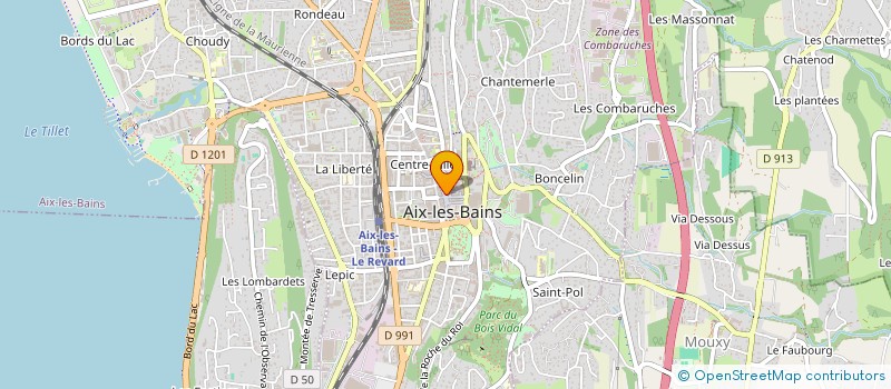 localisation de l'entreprise MADAME SABRINA SINAMA à AIX-LES-BAINS