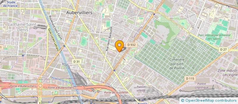 localisation de l'entreprise MADAME SABRINA SKIMANI  AUBERVILLIERS