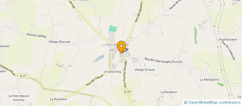 localisation de l'entreprise MADAME SABRINA SOMOROWSKY  NOTRE-DAME-DE-CENILLY