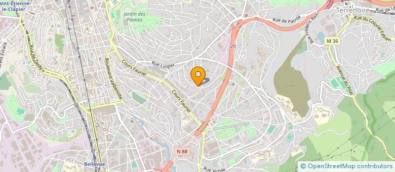 localisation de l'entreprise MADAME SABRINA SOUALAH AMMAR  SAINT-ETIENNE