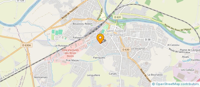 localisation de l'entreprise MADAME SABRINA SOUILAH à SAINT-SULPICE-LA-POINTE