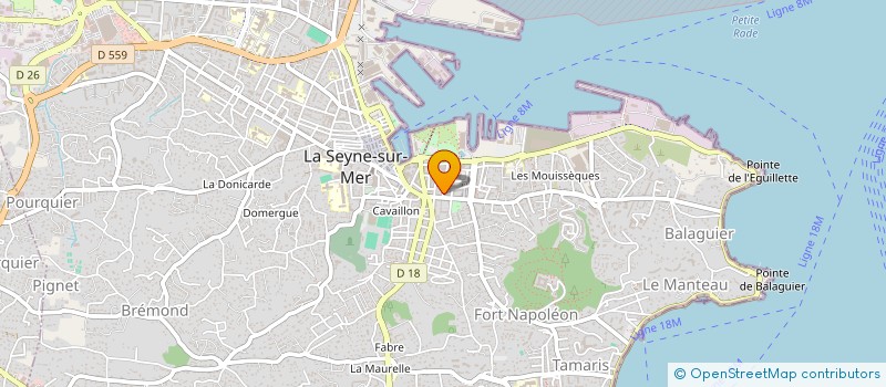 localisation de l'entreprise MADAME SABRINA SPARACIA à LA SEYNE-SUR-MER
