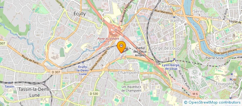 localisation de l'entreprise MADAME SABRINA STEINMULLER à LYON