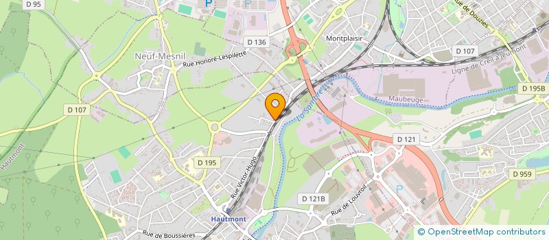 localisation de l'entreprise MADAME SABRINA STOCLET  HAUTMONT