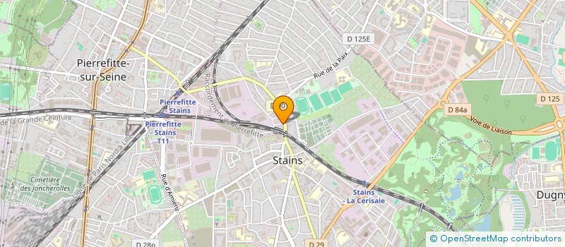 localisation de l'entreprise MADAME SABRINA STOJMIROVIC à STAINS