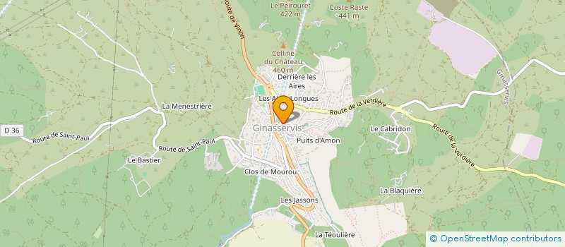 localisation de l'entreprise MADAME SABRINA SWICA  GINASSERVIS