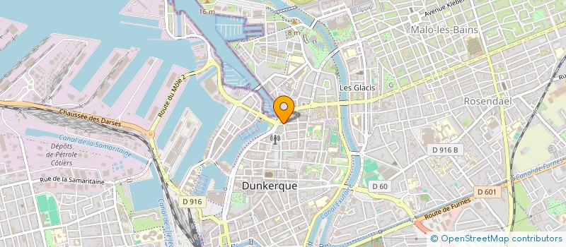 localisation de l'entreprise MADAME SABRINA SZMAHAJ à DUNKERQUE