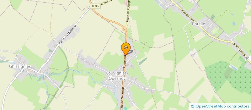 localisation de l'entreprise MADAME SABRINA TAHON à LOUVIGNIES-QUESNOY