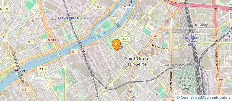 localisation de l'entreprise MADAME SABRINA TAIBI à SAINT-OUEN-SUR-SEINE