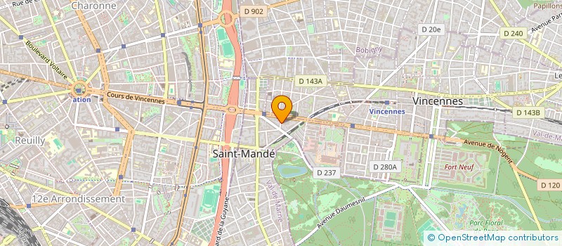 localisation de l'entreprise MADAME SABRINA TAIEB à SAINT-MANDE