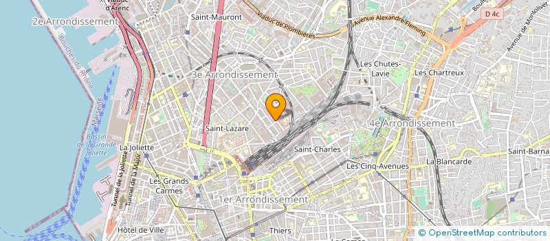 localisation de l'entreprise MADAME SABRINA TAIEB ATTOU  MARSEILLE