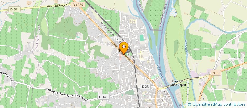 localisation de l'entreprise MADAME SABRINA TAOUHICH  PONT-SAINT-ESPRIT