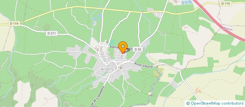 localisation de l'entreprise MADAME SABRINA TAPUTU  ARZENS