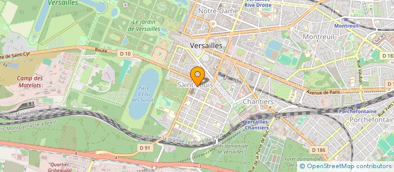 localisation de l'entreprise MADAME SABRINA TAVET à VERSAILLES