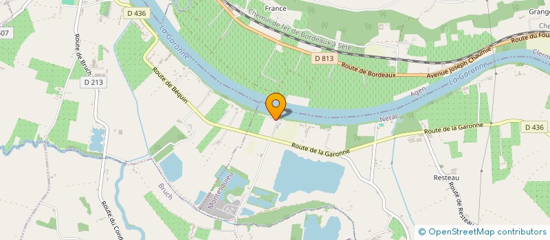 localisation de l'entreprise MADAME SABRINA TEILLET  MONTESQUIEU