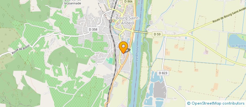 localisation de l'entreprise MADAME SABRINA TETART à BOURG-SAINT-ANDEOL