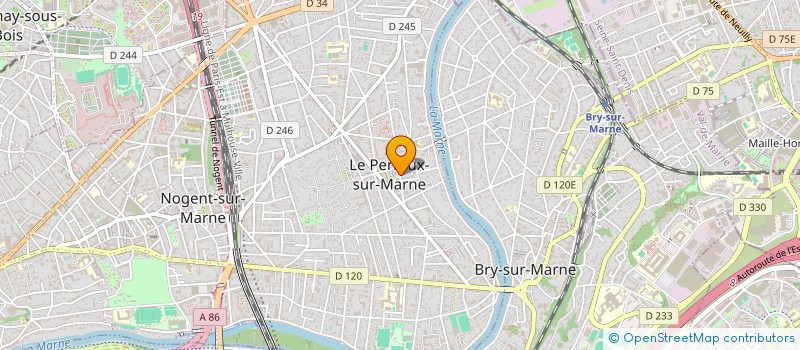 localisation de l'entreprise MADAME SABRINA THAUVIN  LE PERREUX-SUR-MARNE