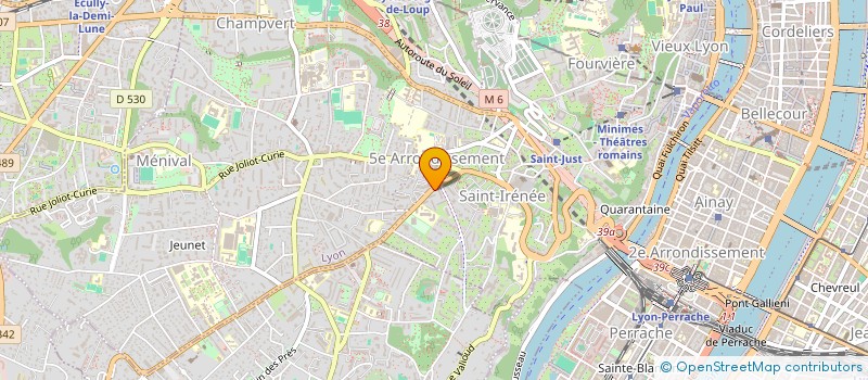 localisation de l'entreprise MADAME SABRINA THEVENET à LYON
