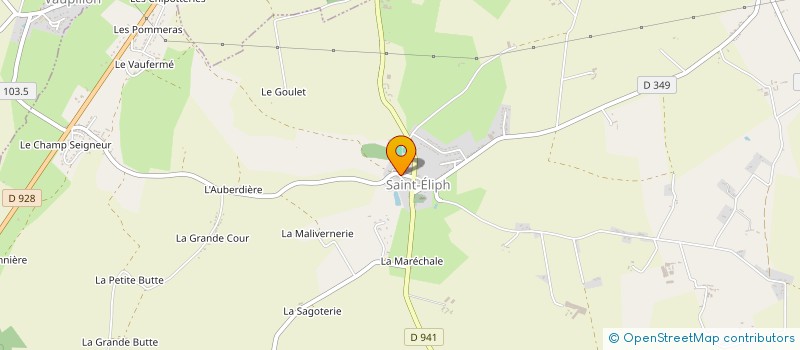 localisation de l'entreprise MADAME SABRINA THOMAS à SAINT-ELIPH