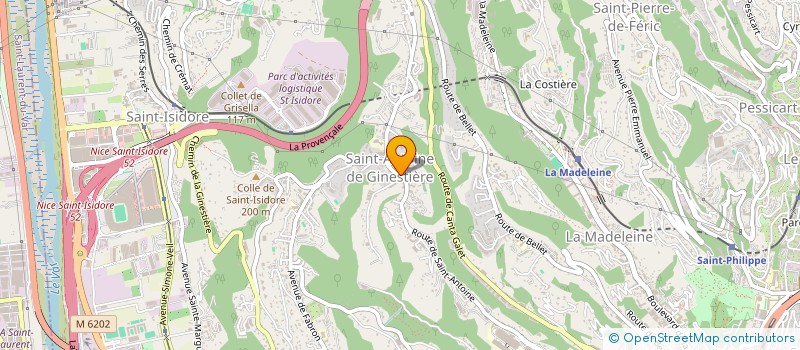 localisation de l'entreprise MADAME SABRINA TORELLI  NICE