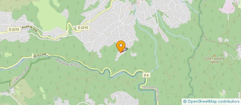 localisation de l'entreprise MADAME SABRINA TOULET à TOURRETTES-SUR-LOUP