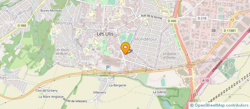 localisation de l'entreprise MADAME SABRINA TOUM à LES ULIS