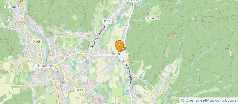 localisation de l'entreprise MADAME SABRINA TRABAC  VESCEMONT