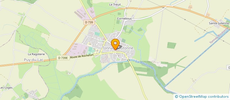 localisation de l'entreprise MADAME SABRINA TRICHET  TONNAY-BOUTONNE